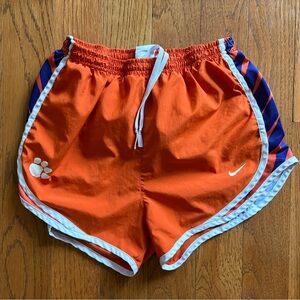 Nike Clemson Tigers Orange and Purple Women's Running Shorts